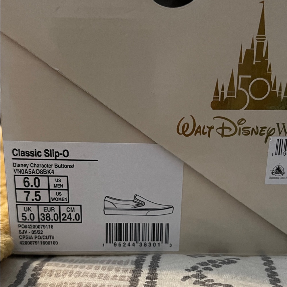 Disney Colorful Character Slip-On Shoes